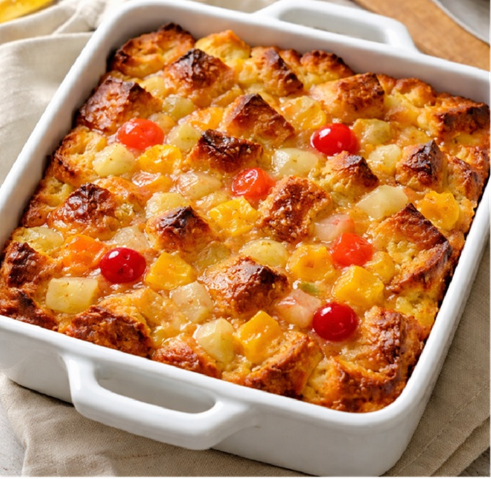 Bread Pudding with Fruit