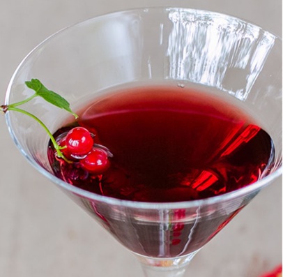 Merry Cherry martini