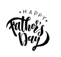 Happy Father's Day logo Happy Father's Day logo