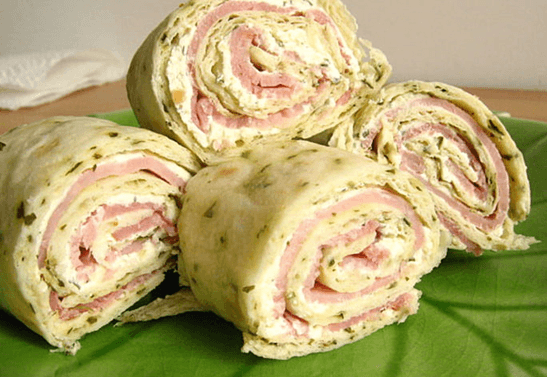 Ham and Pineapple Wrap Sandwich