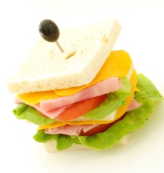 Easy Finger Sandwiches. Perfect on a brunch menu or luncheon menu