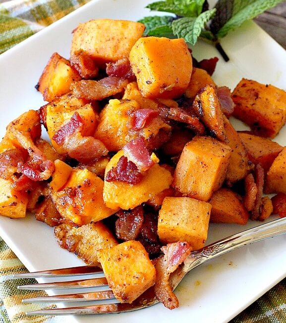 Sweet Potatoes with Bacon Sweet Potatoes with Bacon