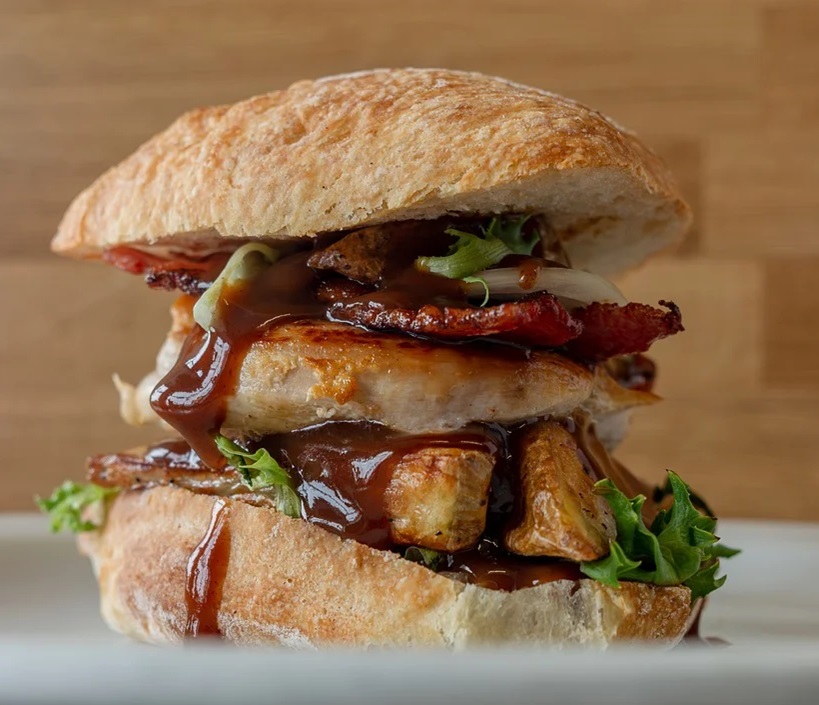 Pork tenderloin sandwich